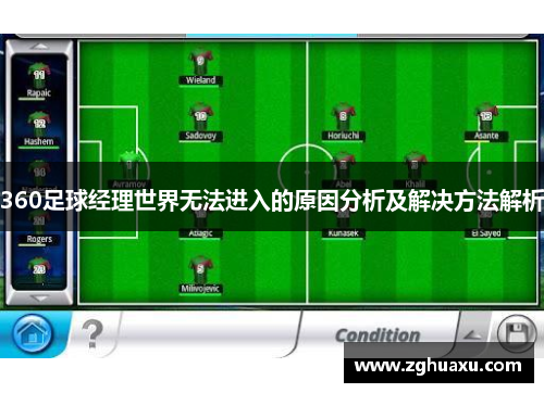 360足球经理世界无法进入的原因分析及解决方法解析